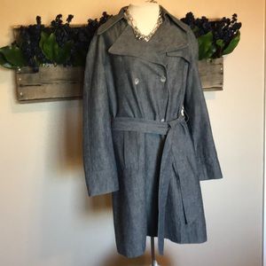 Banana Republic Denim Trench coat